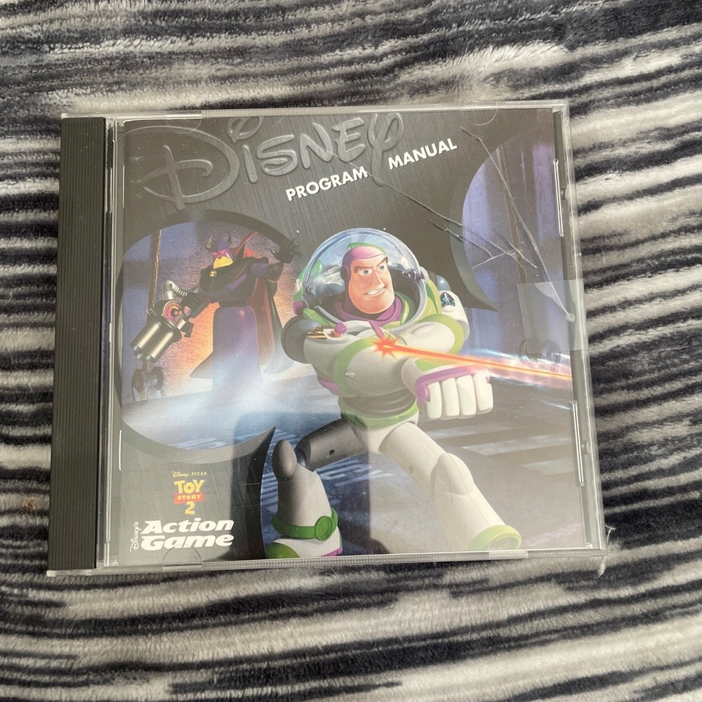 Disney "Toy Story 2" Action Game USED VINTAGE PC CD-ROM - 1999 Handbook